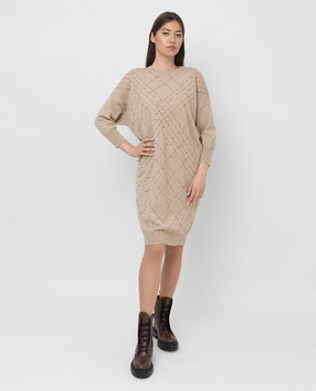 Brunello Cucinelli Cashmere dress with sequins M12173A90