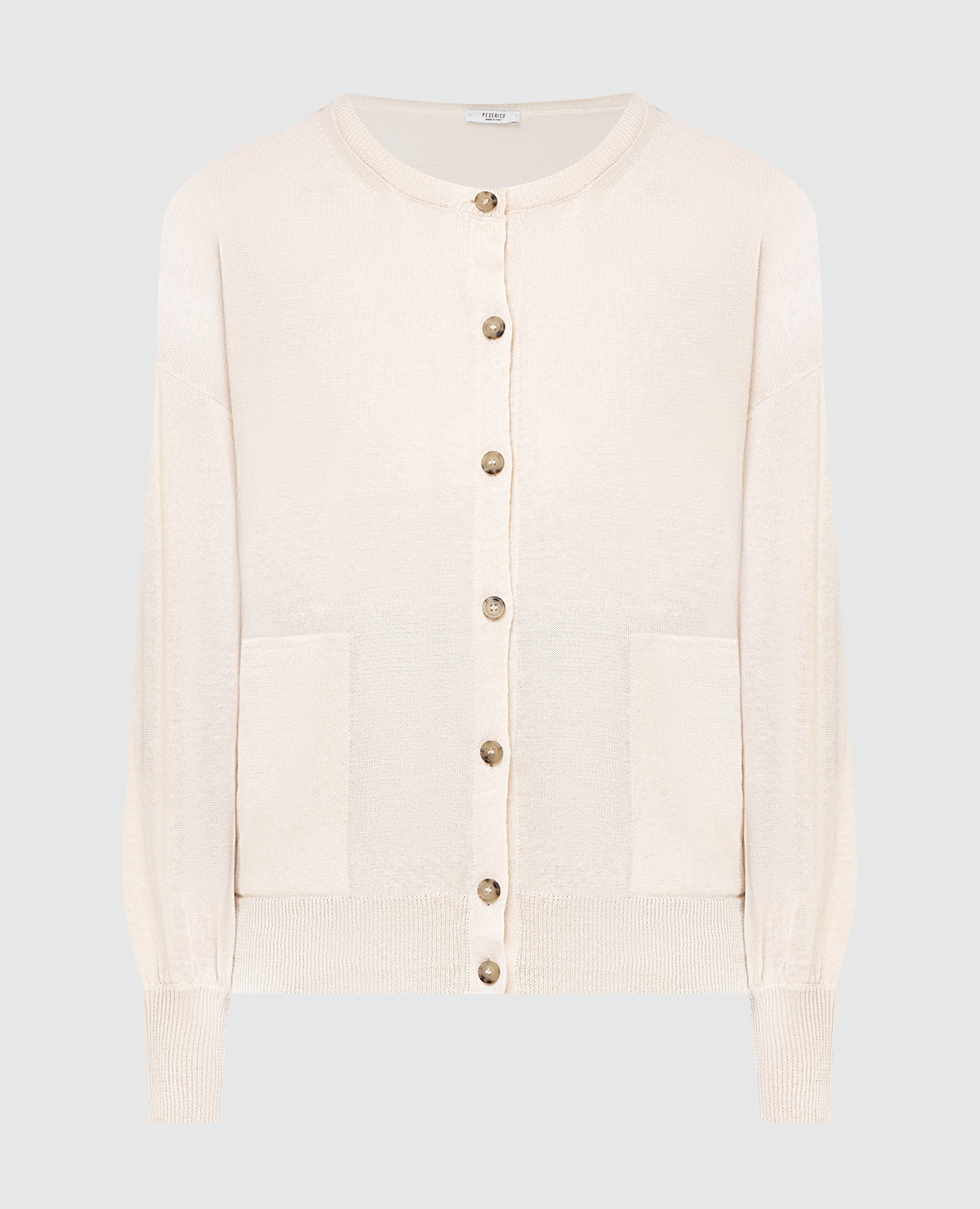 

Cardigan with metal chains Peserico, Beige