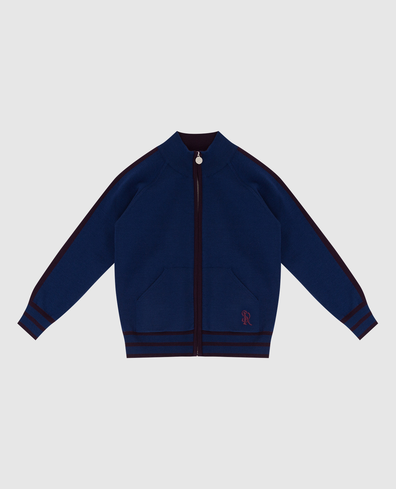 

Children's wool cardigan with embroidery Stefano Ricci, Синий