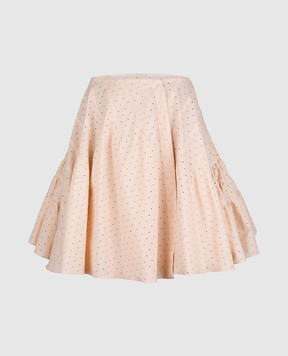 Alaia Peach skirt 7S9J144CTB19