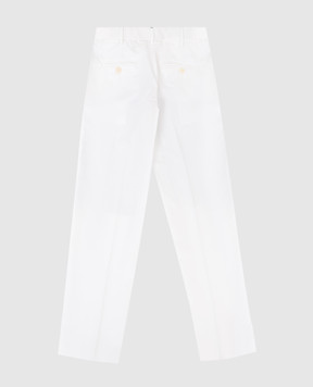 Stefano Ricci Children's white trousers Y1T0900000CT900