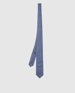 Stefano Ricci Children's silk light blue jacquard tie YCCX94102