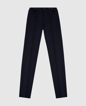 Stefano Ricci Patterned wool and silk children's trousers Y1T9000000WK002H