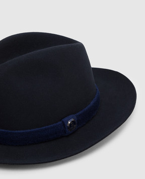 Stefano Ricci Children's cashmere hat with emblem YVF4292PCA10