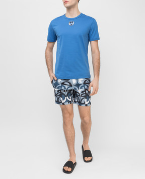 Dolce&Gabbana Gray swim shorts M4A13THSMK5