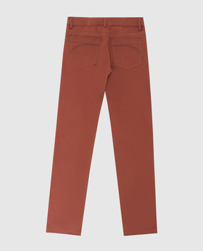 Stefano Ricci Children's terracotta jeans YUT7400020GF0004