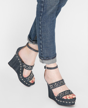 Alaia Blue sandals 7S3X353TF07