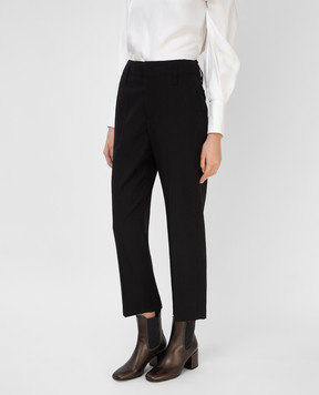 Brunello Cucinelli Black wool trousers MA152P7105