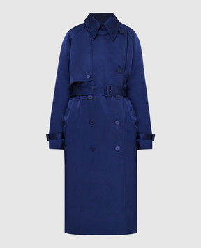 Balenciaga blue trench coat 659054TKO30