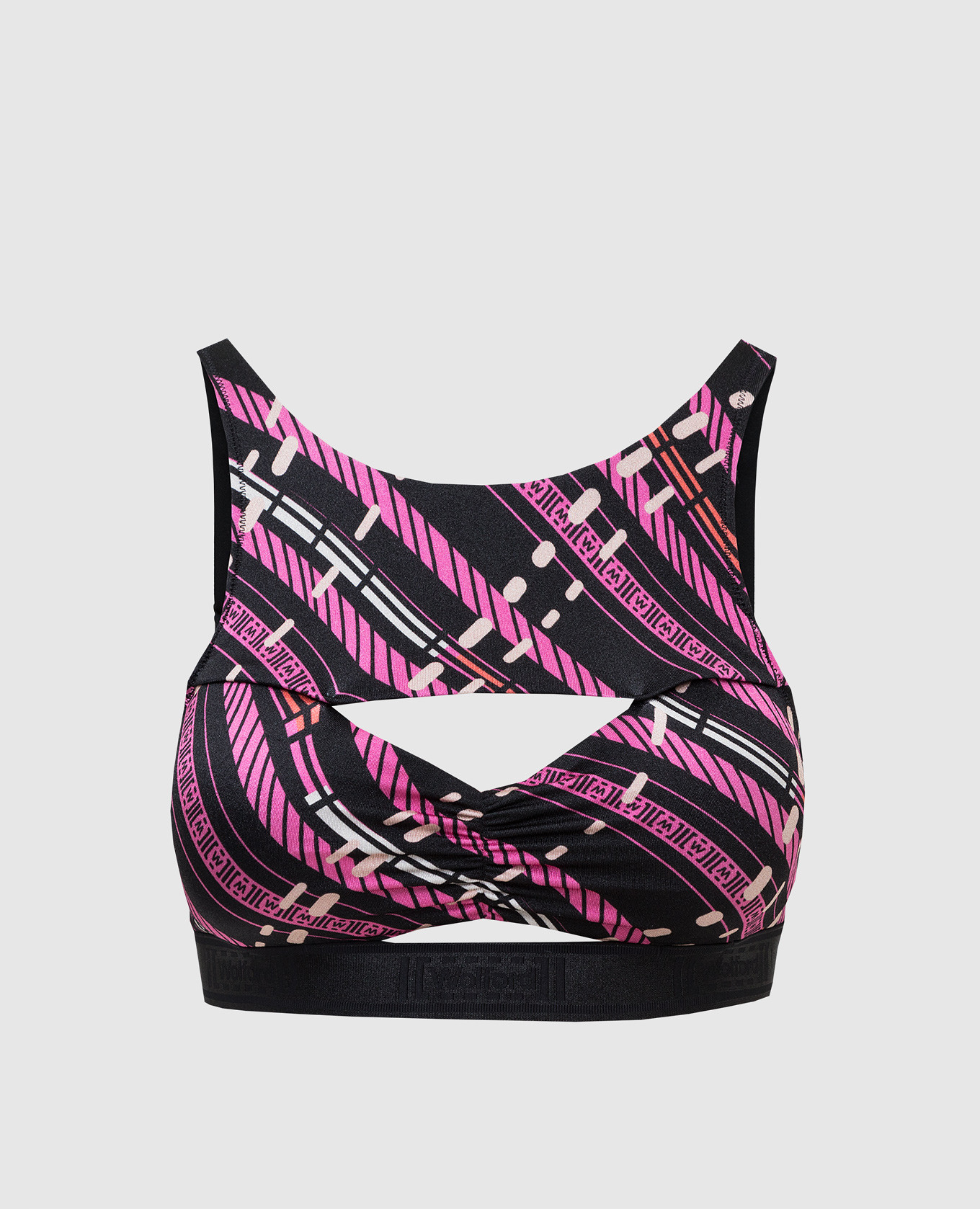 

Sports top in print Wolford, Black
