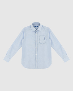 Stefano Ricci Children's blue shirt YAC6400030LJ1613