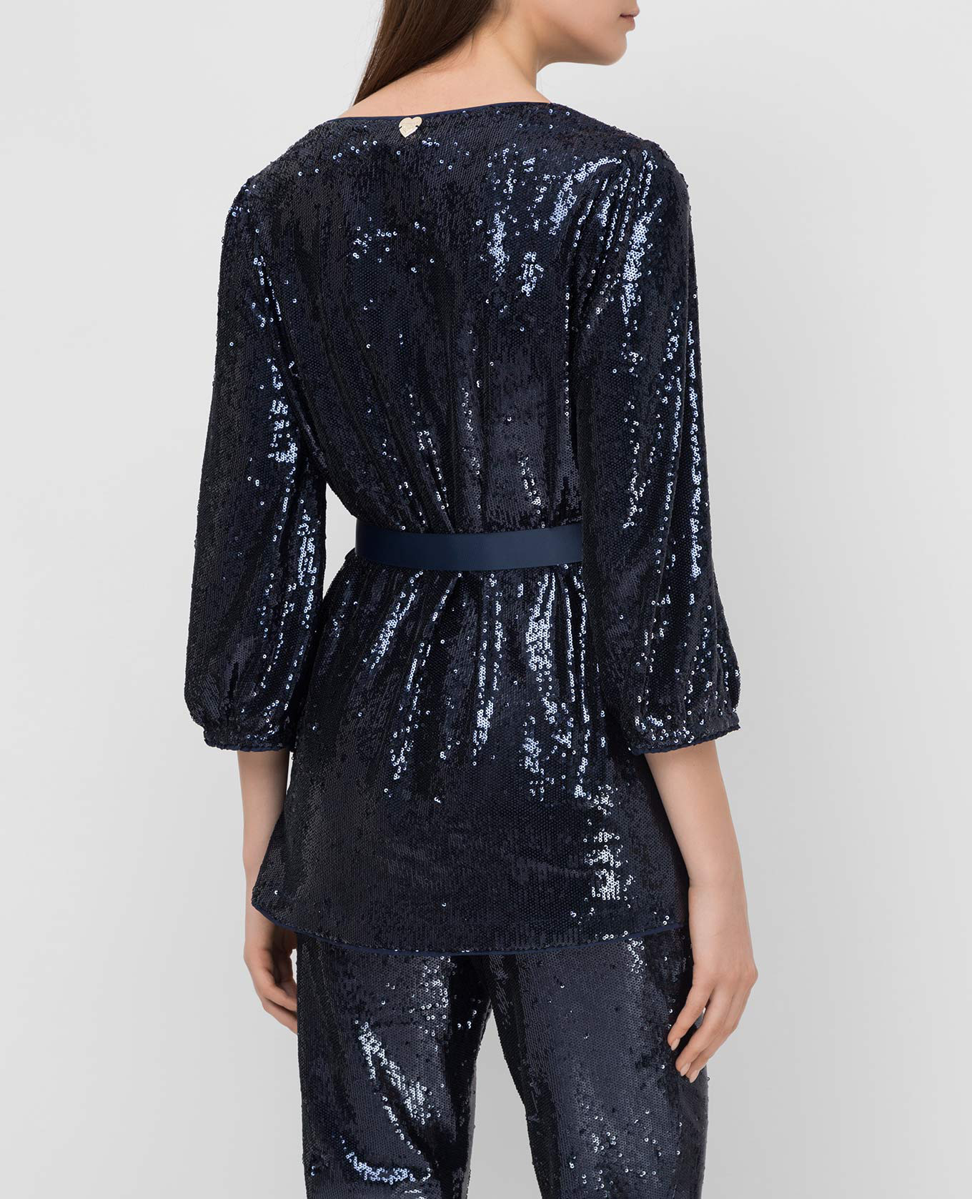 Navy blue blouse Twinset 4