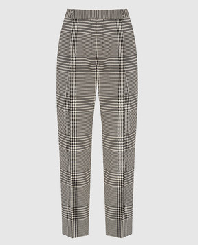 NINA RICCI Checked chinos 21ACPA005PL0365