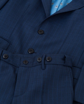 Stefano Ricci Striped wool suit for children Y1SF371900HC3570