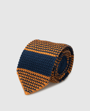 Stefano Ricci Children's blue striped silk tie YCRMTSR2916