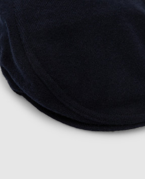Stefano Ricci Baby cashmere cap with logo YVF2150PTWS7