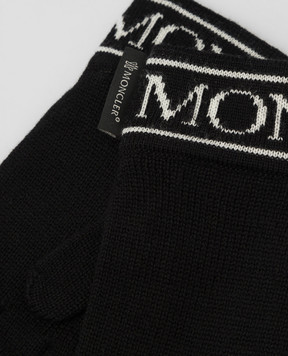 Moncler ENFANT Guanti children's wool gloves with logo motif 9Z74300A9641