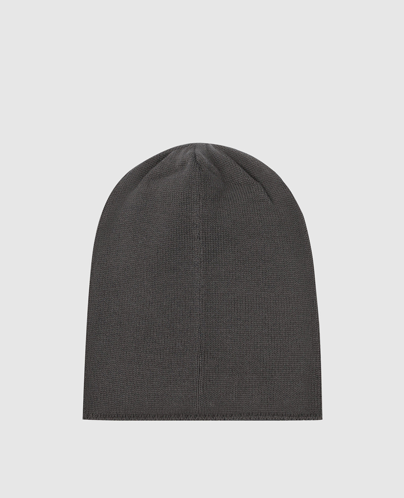 Children's dark gray cashmere hat with emblem Stefano Ricci 2