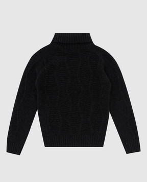 Stefano Ricci Patterned cashmere baby sweater KY05001D01Y20351