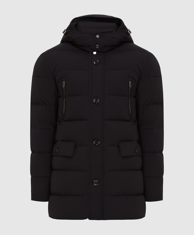 ダウンジャケット・コート MOORER FW25 Moorer Coats Black (MODGI100047 KNU0001) MooRER - Gorner black down jacket GORNERKN - shop with