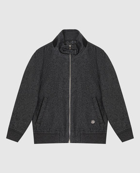 Stefano Ricci Children's gray cashmere jacket YUJ7400040C0002A
