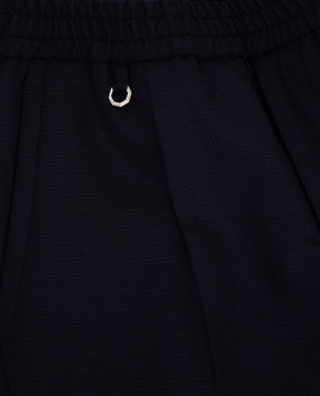 Stefano Ricci Children's dark blue wool trousers Y1T91ASP02W0003G