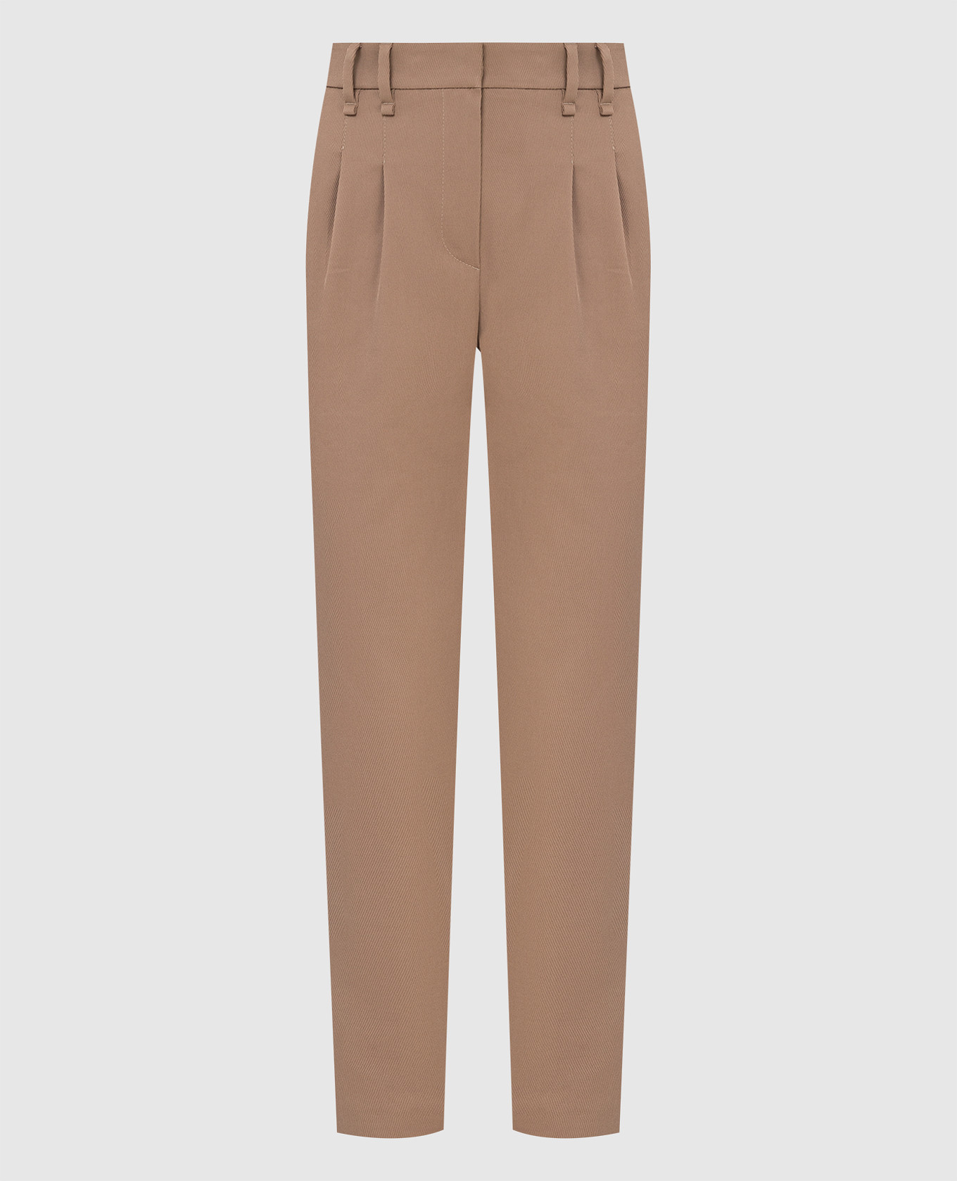 

Beige pleated trousers Brunello Cucinelli