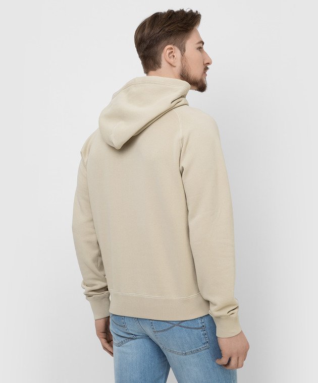 パーカー・フーディ Tom Ford Beige Cotton Hoodie Sweatshirt Tom Ford - Beige hoodie BZ265TFJ259 acheter en ligne chez Symbol