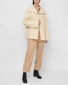 Jil Sander Light beige wool coat JSPT410084WT200603
