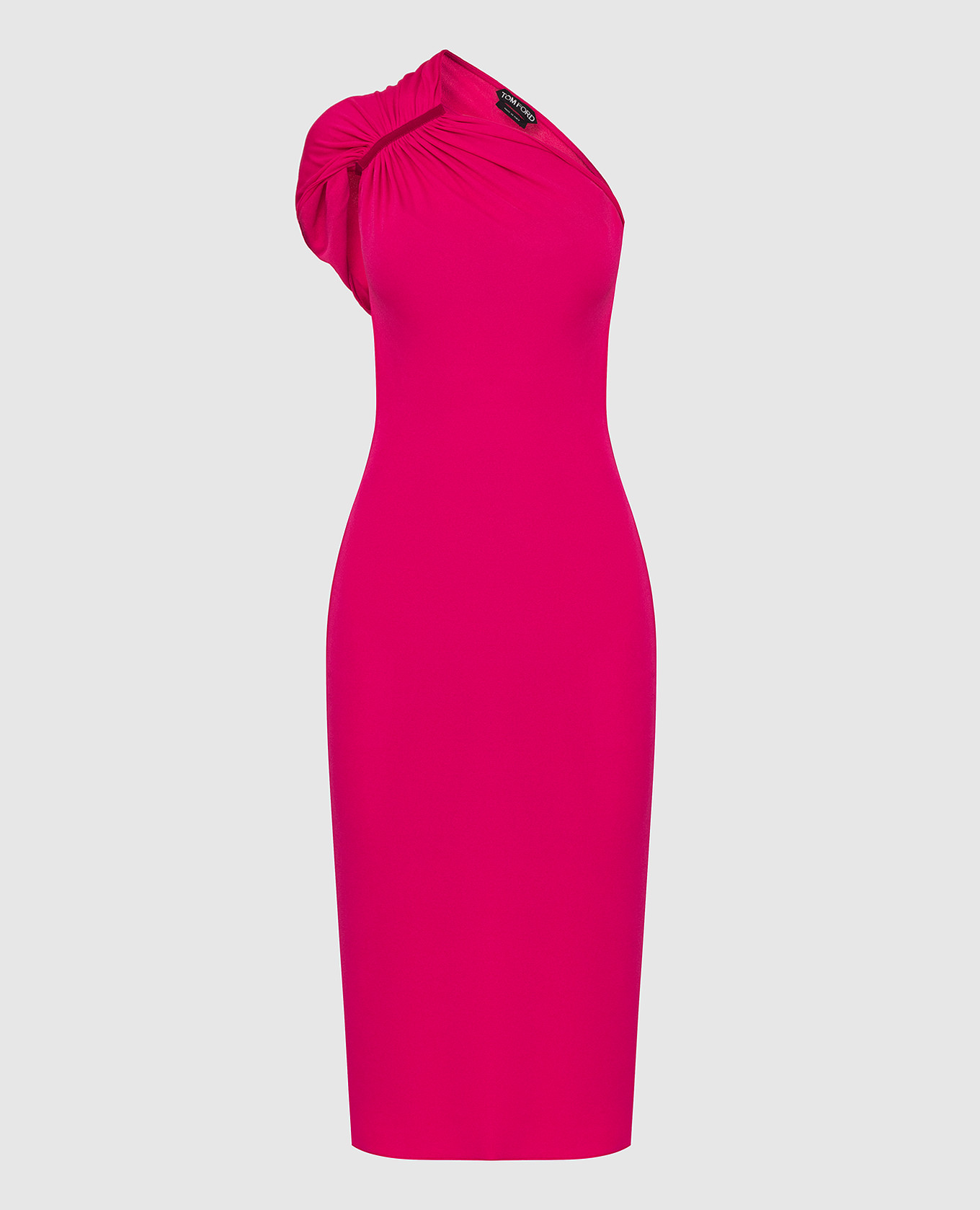 

One shoulder midi dress Tom Ford, Pink