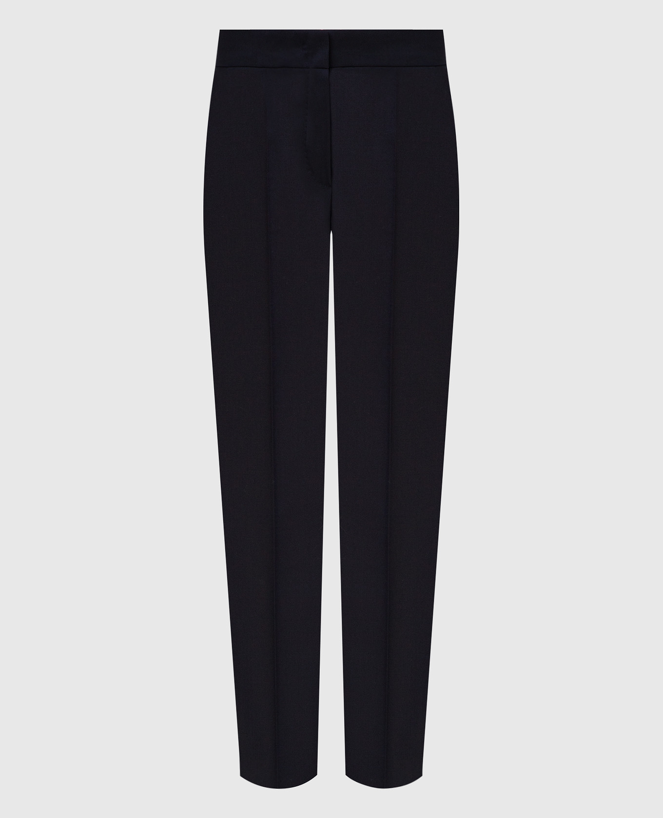 

Navy Blue Wool Bellico Chinos Max Mara, Синий