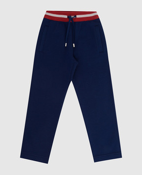 Stefano Ricci Children's sweatpants in patterned wool KY06012PTDY20304