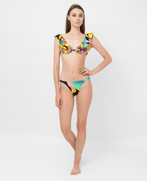 Vilebrequin Bikini top in '1984 Invisible Fish' print LZZU1H84