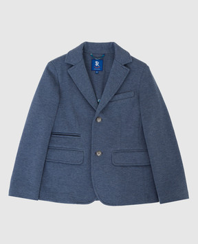 Stefano Ricci Children's light blue blazer YUR7200010TE1651