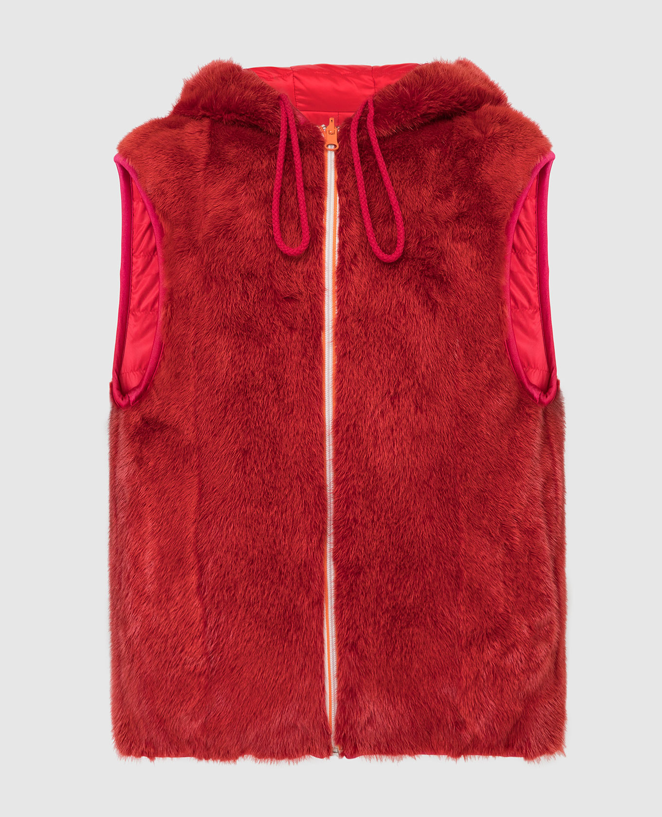 

Red reversible vest Florence Mode