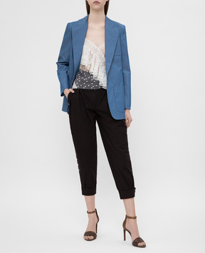 Philosophy di Lorenzo Serafini Black pants A0339