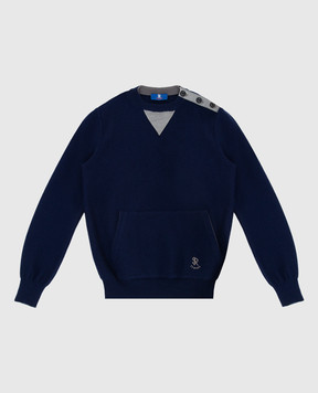 Stefano Ricci Children's cashmere sweater with logo K808003GSYY16483