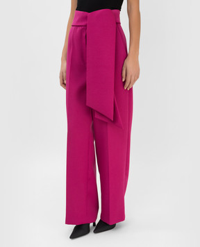 Lanvin Fuchsia wool trousers RWTR00345028
