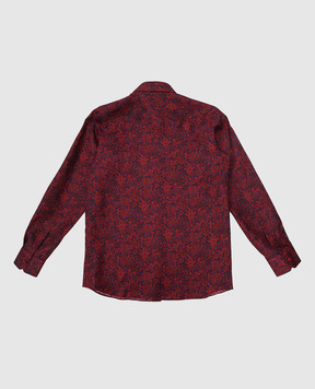 Stefano Ricci Children's silk shirt in a pattern YC003203NG501