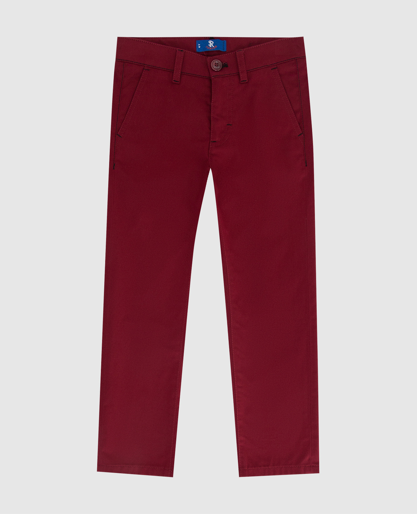 Children's burgundy trousers stefano ricci