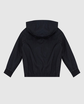 Stefano Ricci Reversible jacket for children in wool and silk with logo Y9J1200010PA003H