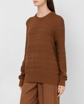 The Row Light brown patterned jumper 5684Y512