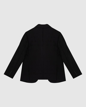 Stefano Ricci Children's black wool jacket Y1RF371000HC4082