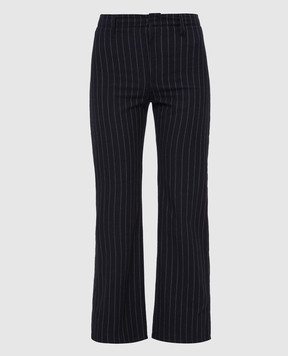 Philosophy di Lorenzo Serafini Navy blue trousers V0317