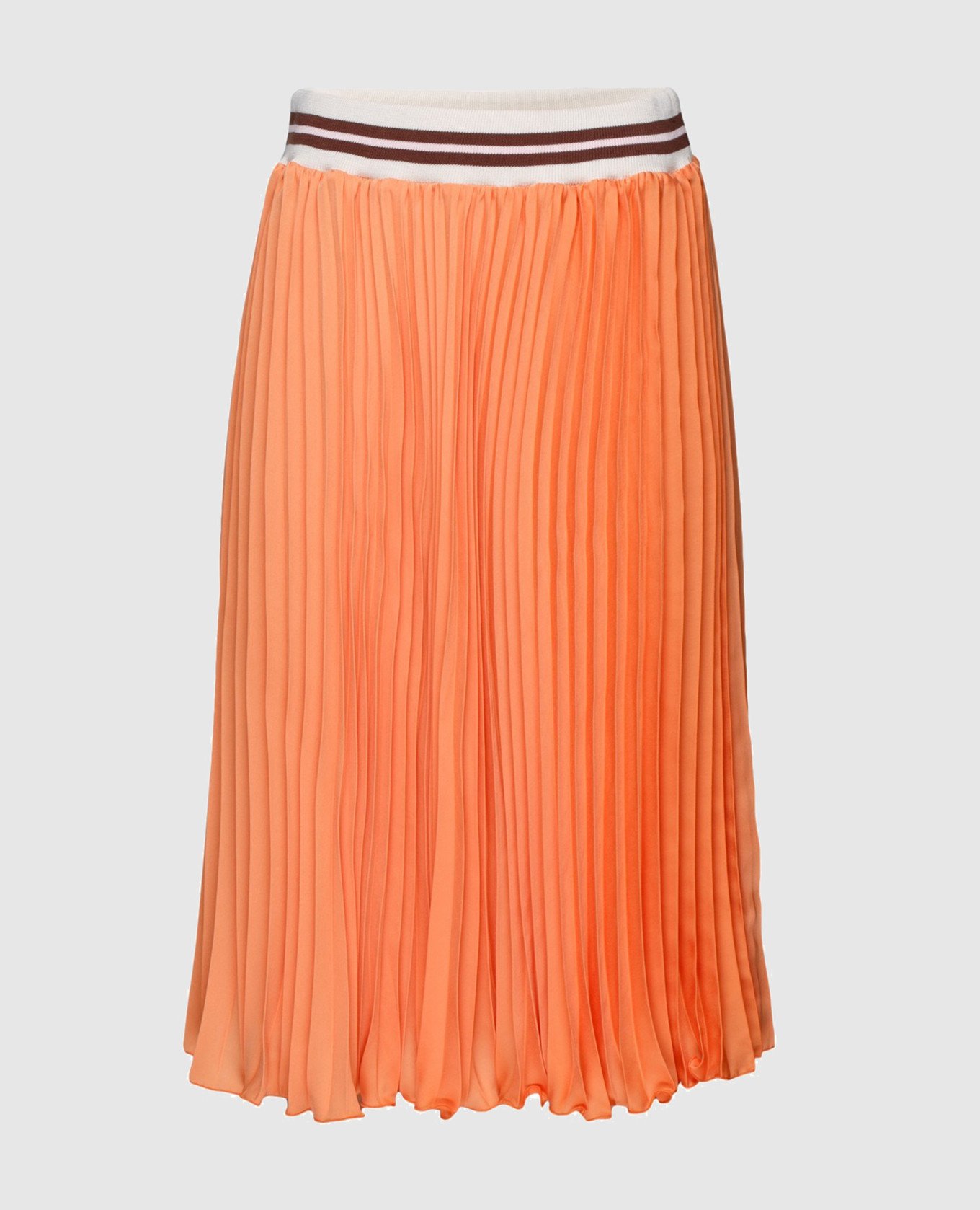 

Orange pleated skirt Blugirl