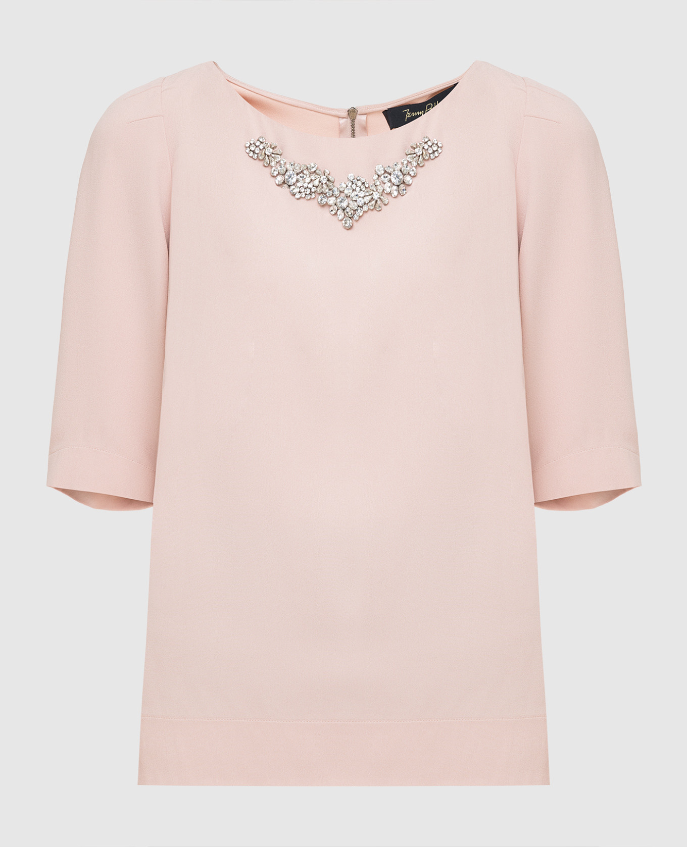 

Powder blouse with crystals Jenny Packham, Pink