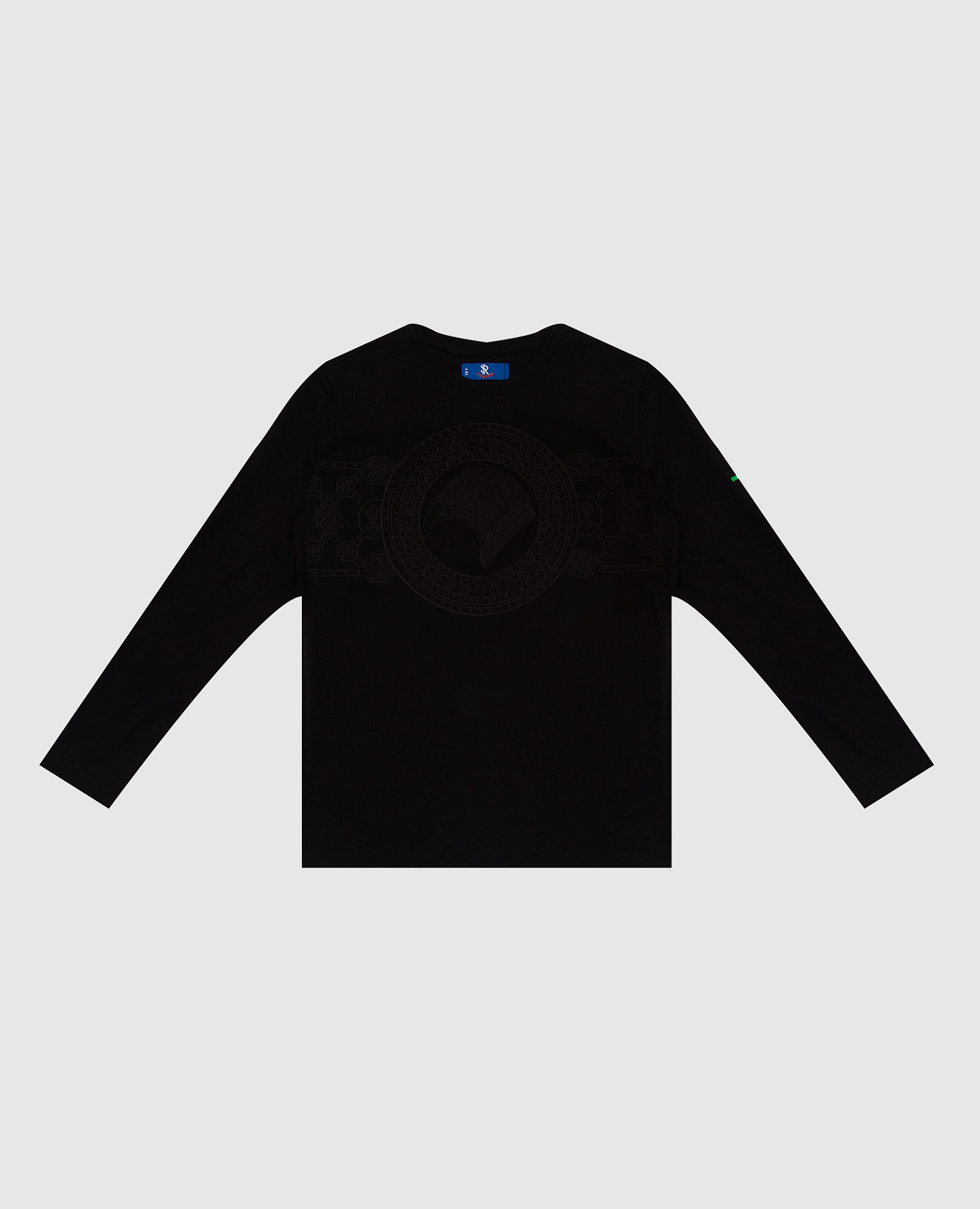 

Children's black longsleeve with embroidery Stefano Ricci