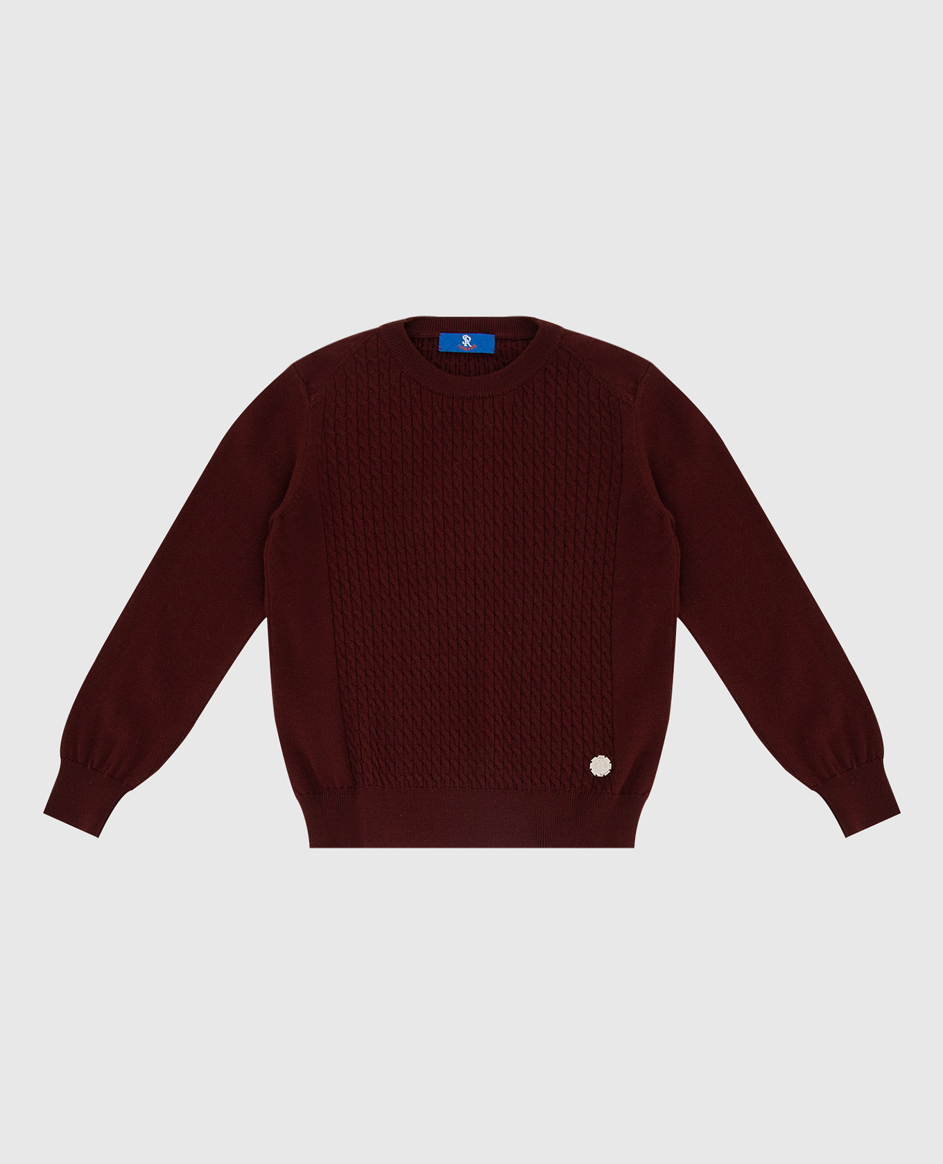 

Children's jumper in merino wool with a pattern Stefano Ricci, Brown
