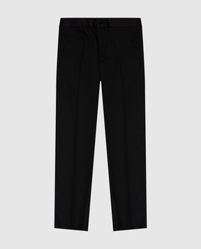 Stefano Ricci Children's black wool trousers Y2T0960000160509