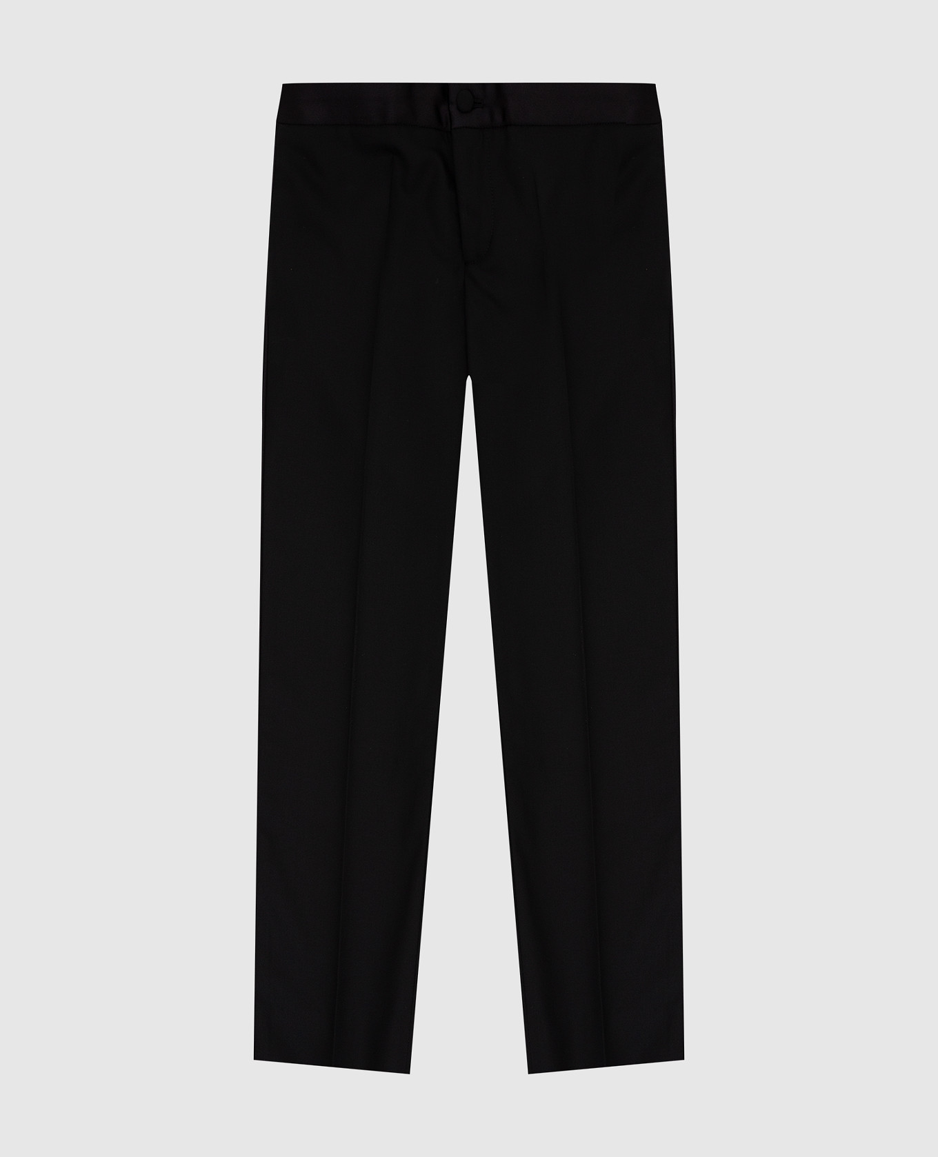 Stefano Ricci Children's black wool trousers